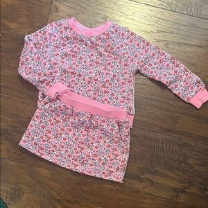 Epic Threads Floral Pink Skirt Set